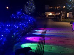 浅间温泉入口夏季灯会