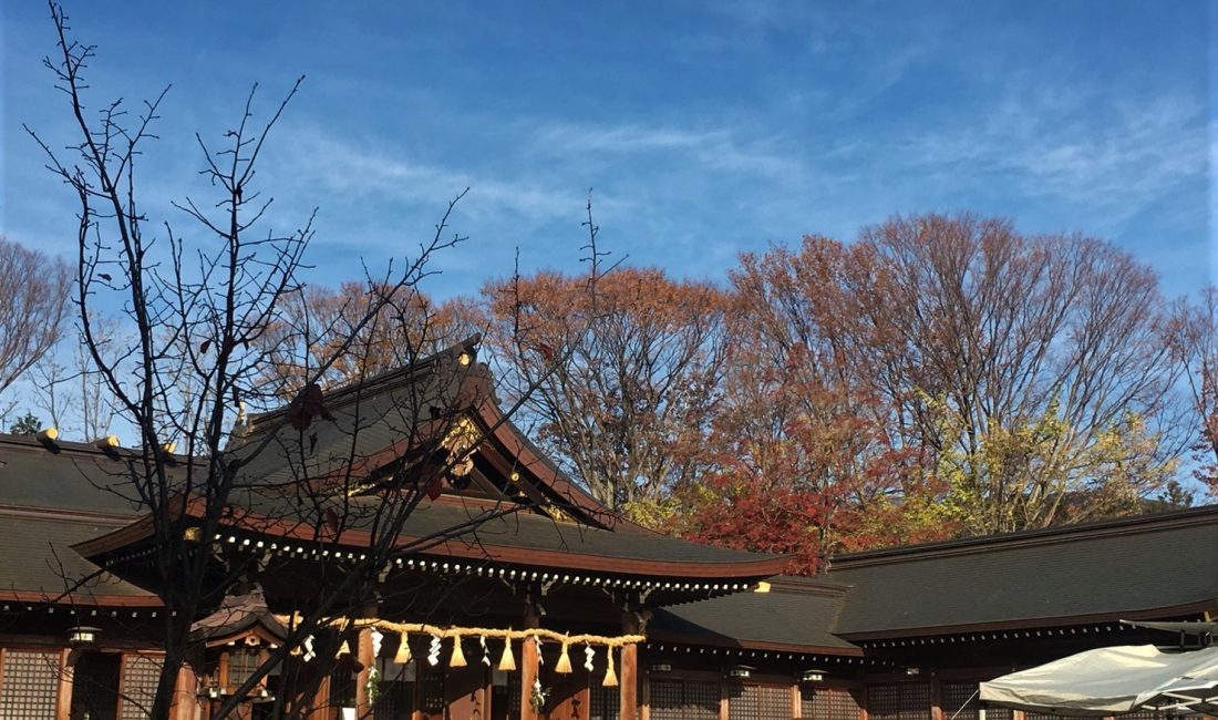 長野縣 護国神社 紅葉情報