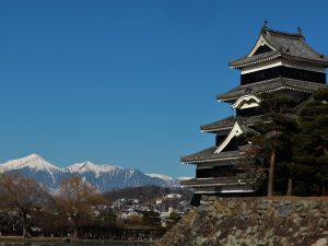 真冬のまつもと　国宝松本城