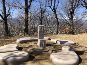 城山公园的文人墨客之碑