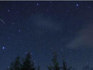 在家看流星群 乘鞍高原「豎琴星座流星群」