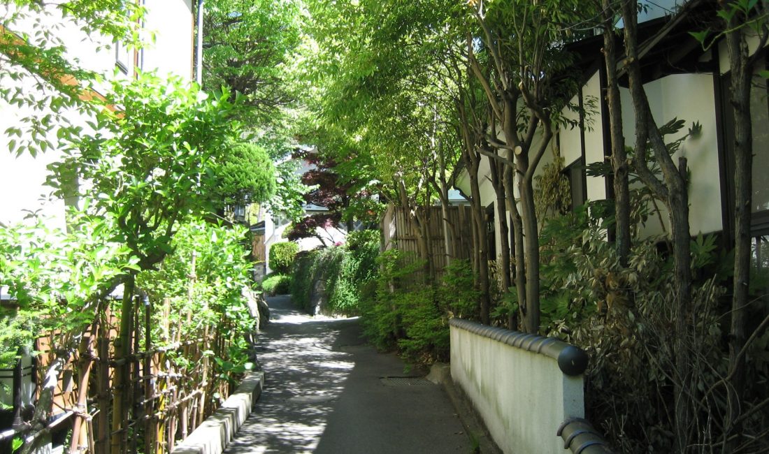 私の好きな細い道・文学の小径