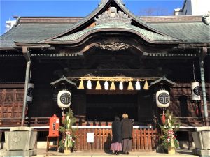 松本の二年参り初詣の神社　令和2年～3年